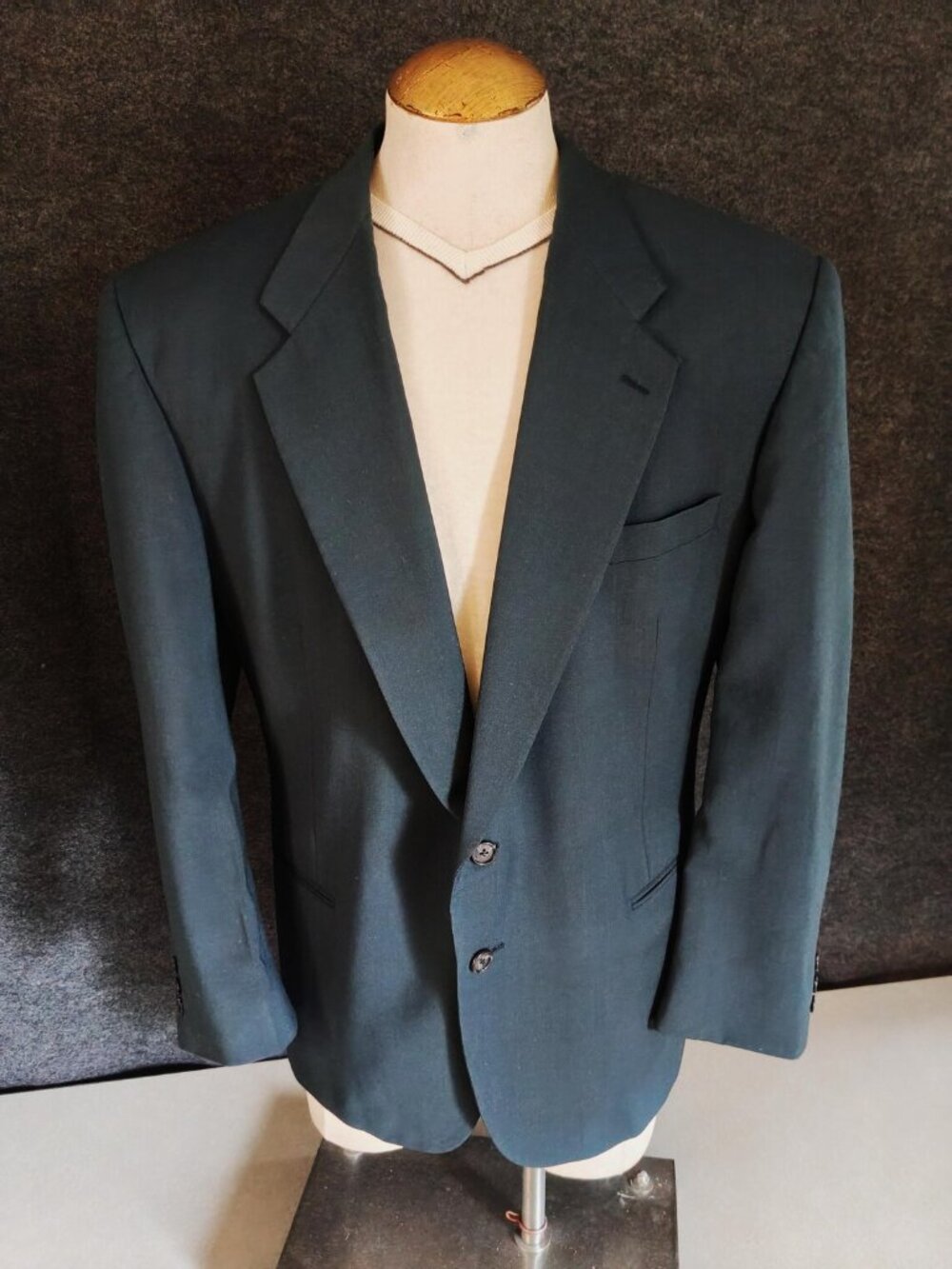 Vintage Givenchy Monsieur 2 Button Blazer/ Size 46/ 1970s Menswear